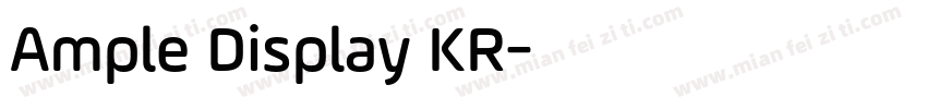 Ample Display KR字体转换